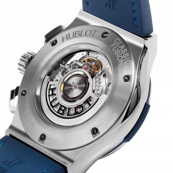 Hublot Часы Classic Fusion Blue Chronograph Titanium 521.NX.7170.LR