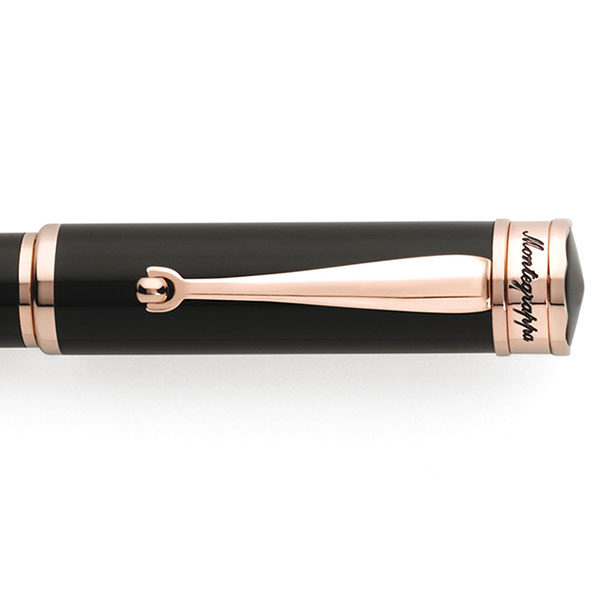 Montegrappa Шариковая ручка Ducale Black Rose Gold ISDURBRC