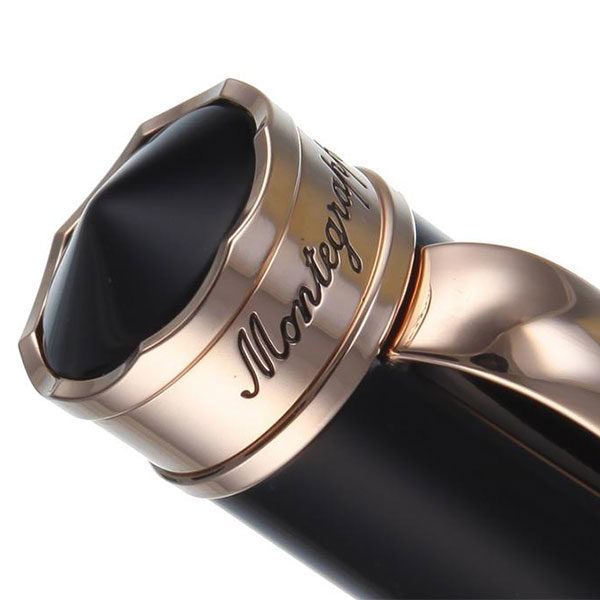 Montegrappa Ручка-ролер Ducale Black Rose Gold ISDURRRC