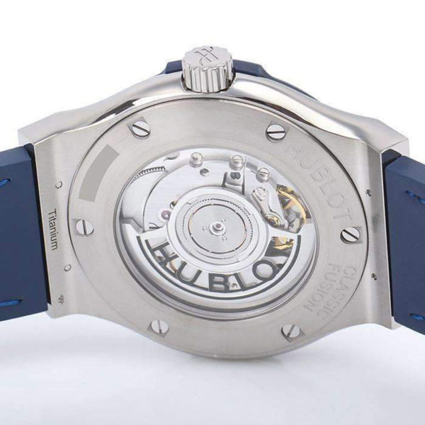 Hublot Часы Classic Fusion Titanium Automatic Blue 542.NX.7170.LR