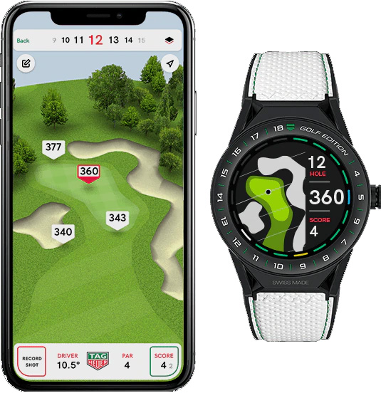  Tag Heuer Golf – лучшее приложения для смартфона или смарт часов