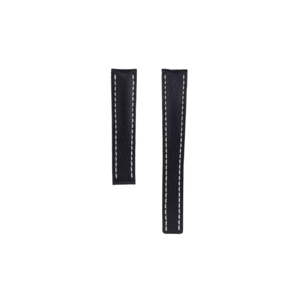 Ремінці Breitling Black Sahara Calfskin Leather Strap 249X